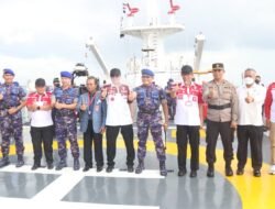 Wakapolda Kepri Mengikuti Apel nasional Gabungan Dipimpin oleh Menkumham