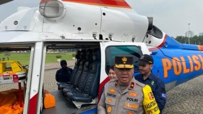 Polri Kerahkan 2 Helikpoter Jadi Ambulans Udara