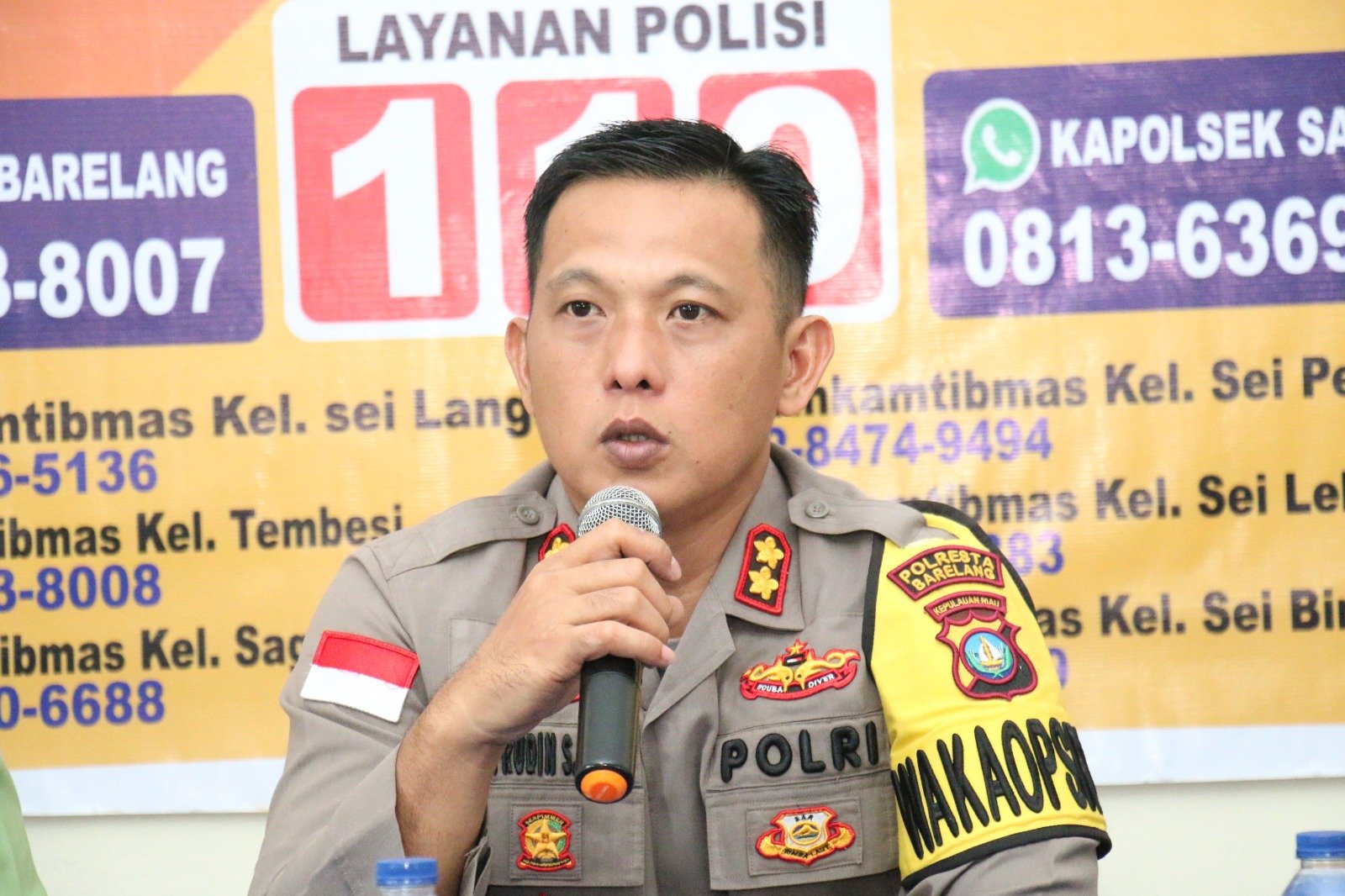 Wakapolresta Barelang AKBP Syafrudin Semidang Sakti, SIK, MH