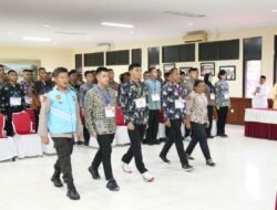Penandatanganan Pakta Integritas dan Pengambilan Sumpah Seleksi Penerimaan Polri TA. 2024