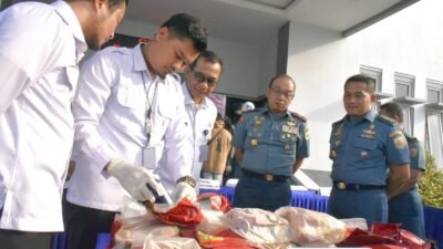 TIM F1QR Lantamal IV Berhasil Gagalkan Penyeludupan Narkoba Jenis Sabu seberat 19 Kg