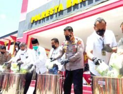 Sat Narkoba Polresta Barelang Musnahkan BB Narkotika Jenis Shabu Seberat 22,249 KG
