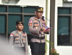 Apel Gelar Pasukan Pengamanan Bintan Triathlon 2024