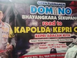 Keseruan Final Turnamen Domino Road to Kapolda Kepri Cup 2024