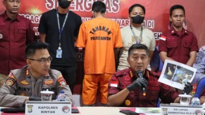 Tim Gabungan Berhasil Gagalkan Upaya Penyelundupan Narkoba ke dalam Lapas Narkotika Tanjungpinang
