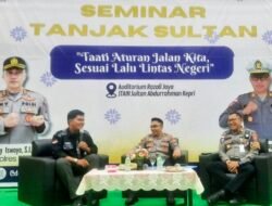 Satuan lalu Lintas Polres Bintan Gelar Seminar Lalu Lintas Bersama Mahasiswa
