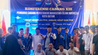Pergerakan Mahasiswa Islam Indonesia (PMII) Kota Batam menggelar Konferensi Cabang ke XIII
