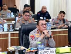 Kapolda Kepri Ikuti Live Streaming Rangkaian Upacara dan Syukuran HUT Bhayangkara ke 78 Bersama Presiden Republik Indonesia