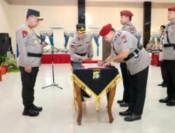 Serah Terima Pejabat Utama Polda Kepri dan Kapolres/Ta dan Jajaran