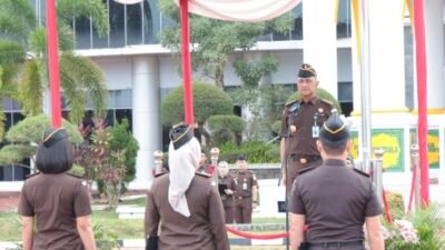 Asintel Kejaksaan Tinggi Kepulauan Riau Bertindak Selaku Inspektur Upacara HUT KORPRI Ke-53 Tahun 2024