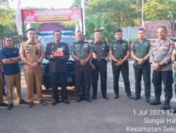 Suasana Mencekam Berakhir Haru di Perayaan Hari Bhayangkara ke-79 Polsek Sekupang