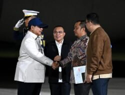 Usai Lawatan Sehari ke Australia, Presiden Prabowo Subianto Tiba di Tanah Air