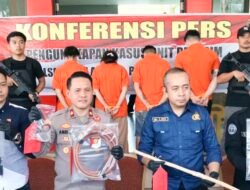 Polsek Batu Ampar Amankan Empat Tersangka Terduga Pelaku Penganiayaan Gadis Muda Hingga Tewas