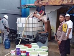 Hari Ke-16 Pendistribusian Air Bersih di Kelurahan Tanjung Sengkuang