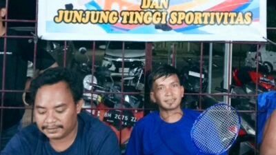 Turnamen Badminton Wilayah Dusun II Desa Pantai Cermin Tapung Kampar Propinsi Riau Meriah