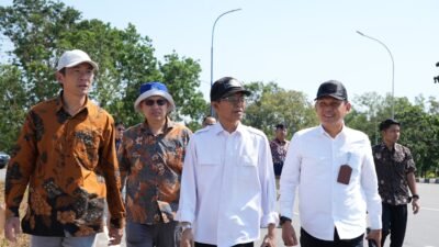Hari Pertama Kerja, Amsakar Achmad Tinjau Sejumlah Proyek Pembangunan