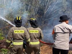 Kebakaran Hutan di Kawasan Pantai Nirwana Batam
