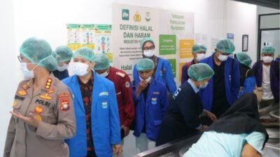 KOPRI PMII Batam Tinjau Operasional Dapur MBG Polda Kepri