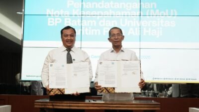 BP Batam dan UMRAH Jalin Nota Kesepahaman, Perkuat Kajian dan Inovasi Kemaritiman